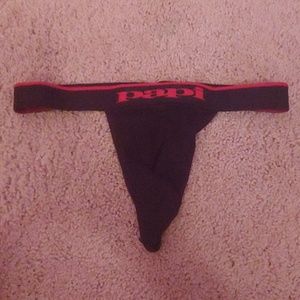 Papi Small Black Thong